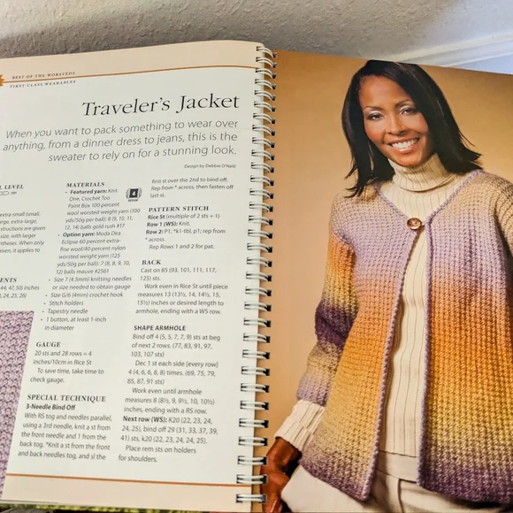 Best of the Worsteds Easy Knits For The Worsted Weight Yarns Bobbie Maetla 2008 - Picture 10 of 12